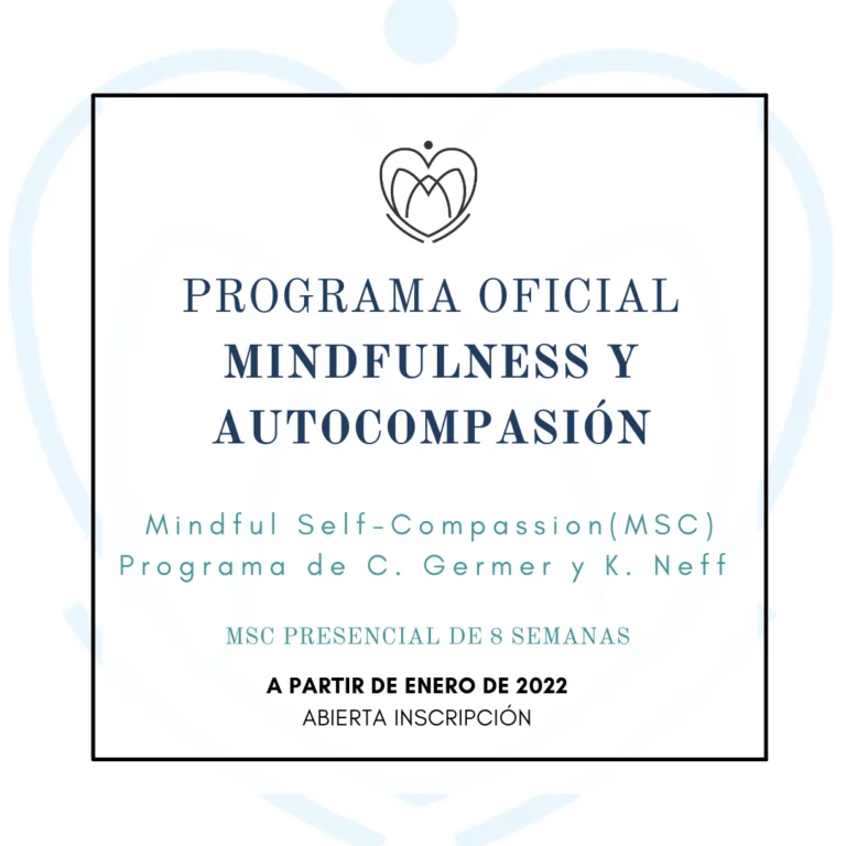 Programa Oficial Mindfulness y Autocompasion